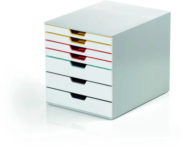 Durable Varicolor A4 skuffekabine 7 rum hvid